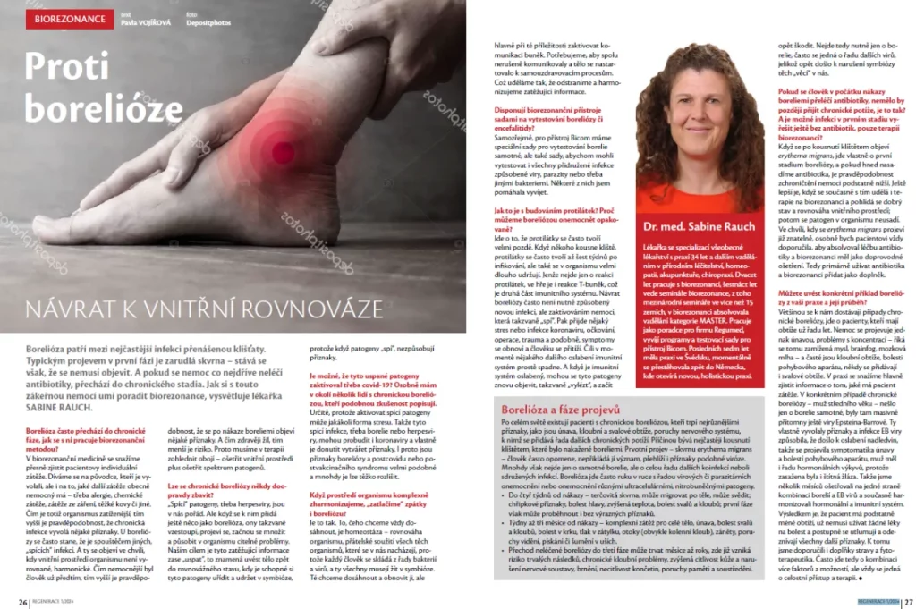 BIOREZONANCE - Proti borelióze
